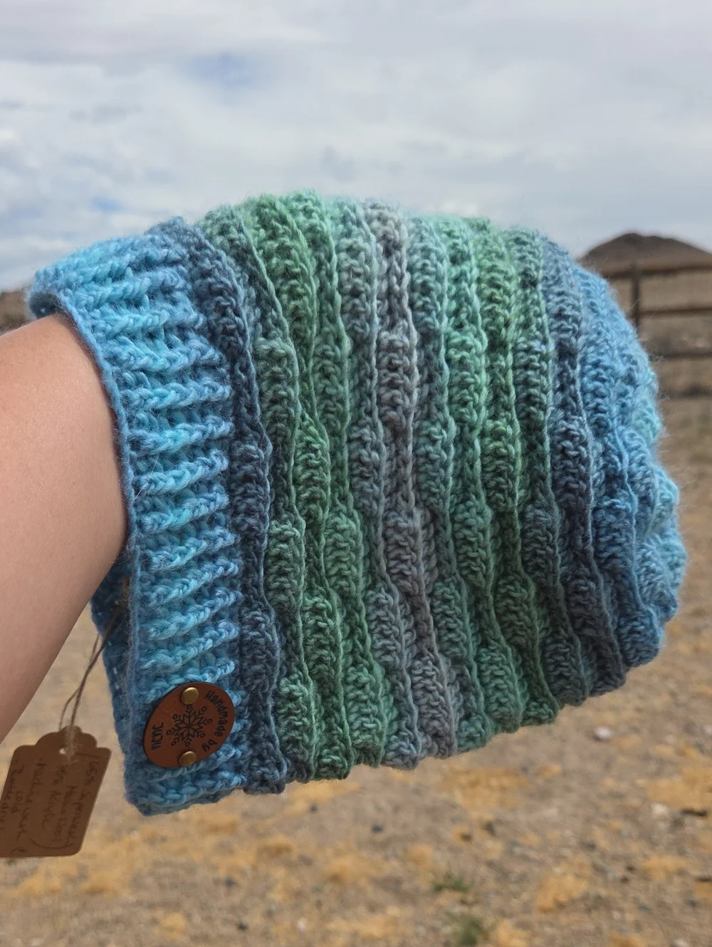 Artisan Handmade Crochet Lightweight Merino Wool Blend 